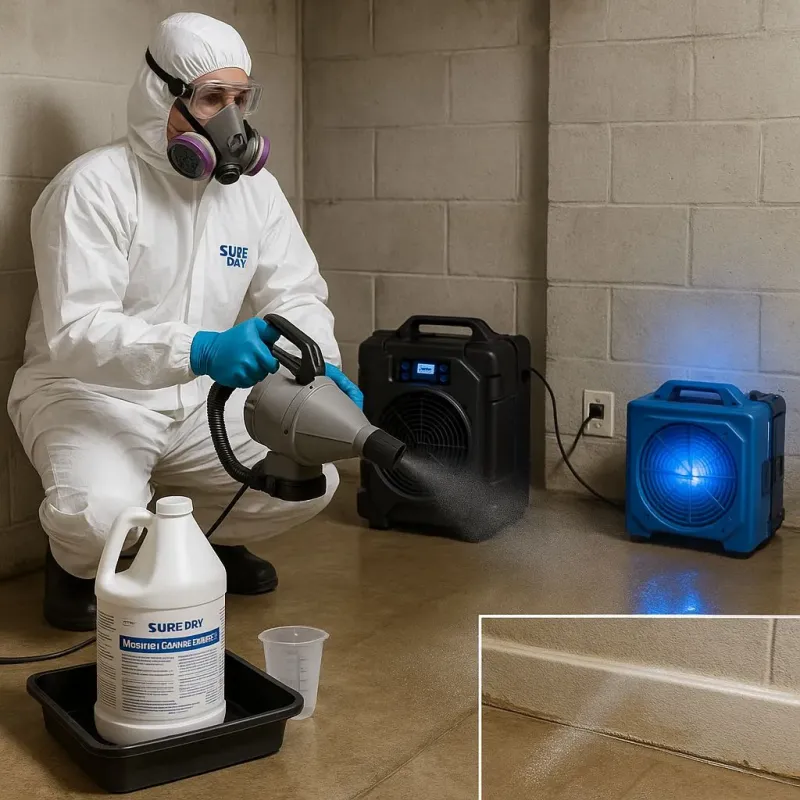 Sanitization and Odor Removal process in Sanford, FL