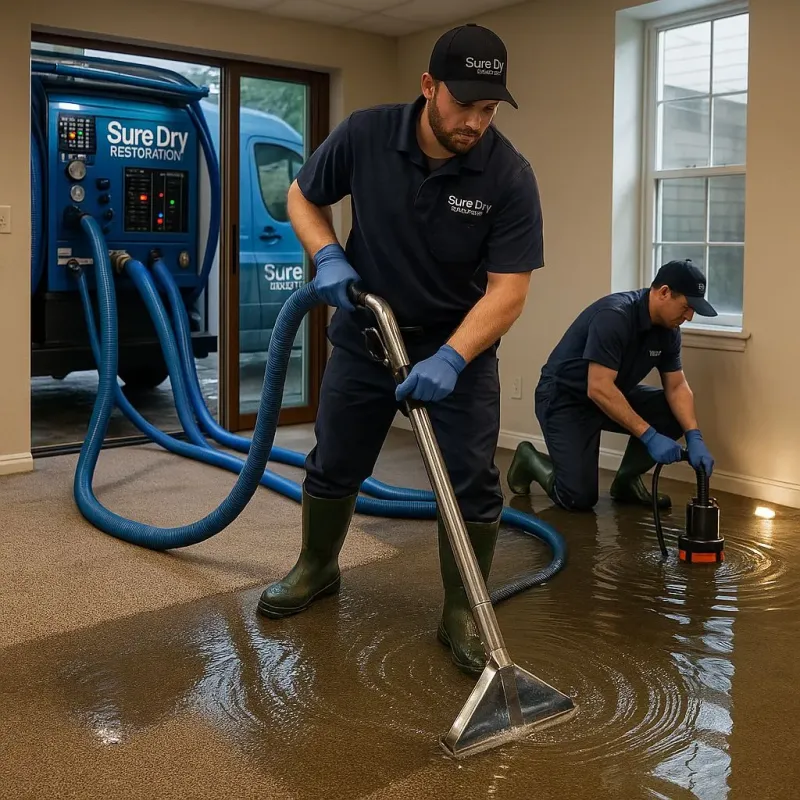 Water Extraction and Removal process in Sanford, FL